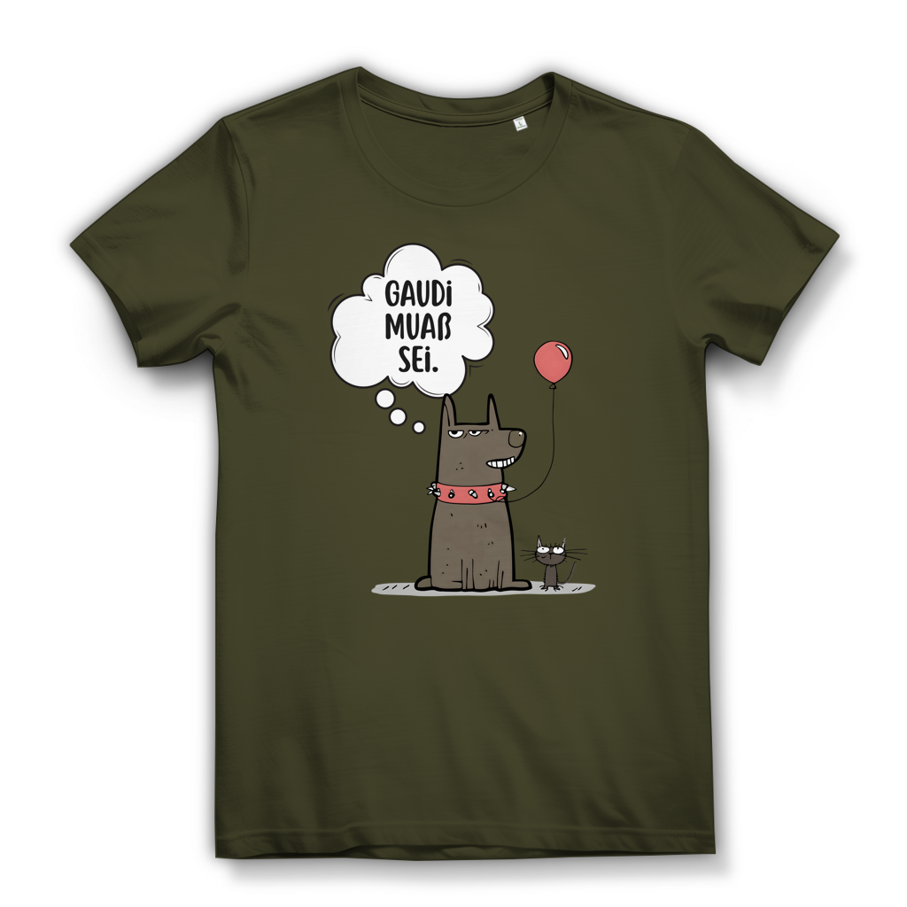 Gaudi muaß sei – Damen Bio T-Shirt