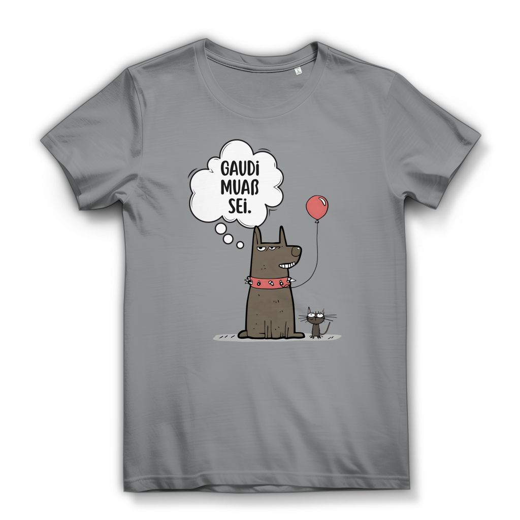 Gaudi muaß sei – Damen Bio T-Shirt