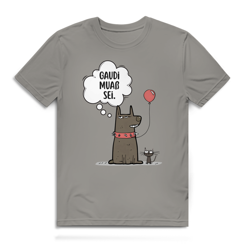 Gaudi muaß sei – Herren Bio T-Shirt