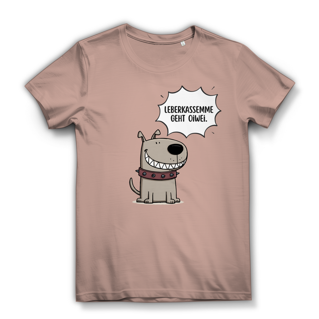 Leberkassemme geht oiwei – Damen Bio T-Shirt