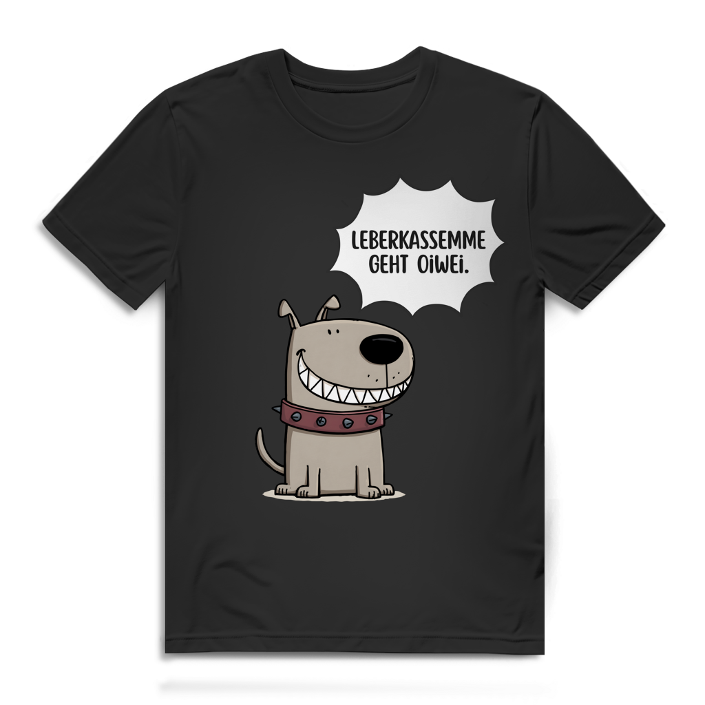Leberkassemme geht oiwei – Herren Bio T-Shirt