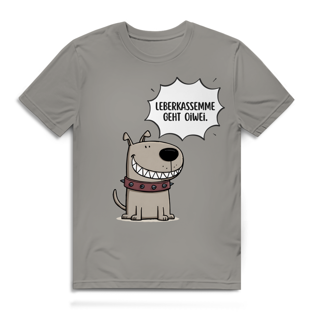 Leberkassemme geht oiwei – Herren Bio T-Shirt