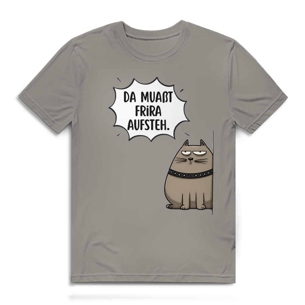 Da muaßt frira aufstehn – Herren Bio T-Shirt