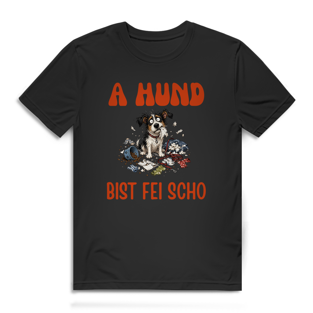 A Hund bist fei scho – Herren Bio T-Shirt