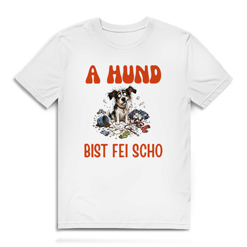 A Hund bist fei scho – Herren Bio T-Shirt