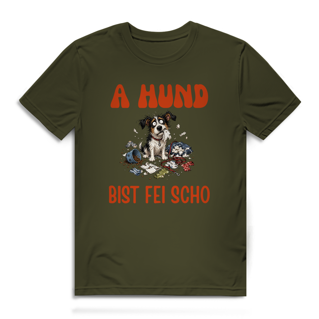 A Hund bist fei scho – Herren Bio T-Shirt