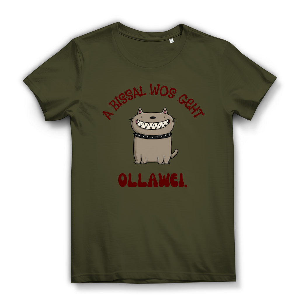 A bissal wos geht ollawei – Damen Bio T-Shirt