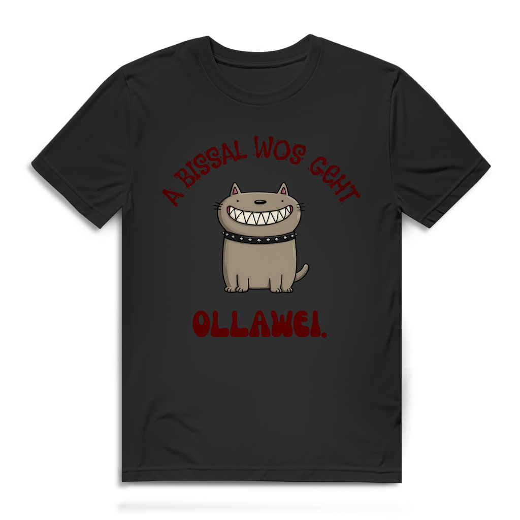 A bissal wos geht ollawei – Herren Bio T-Shirt