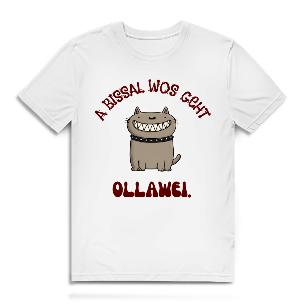 A bissal wos geht ollawei – Herren Bio T-Shirt