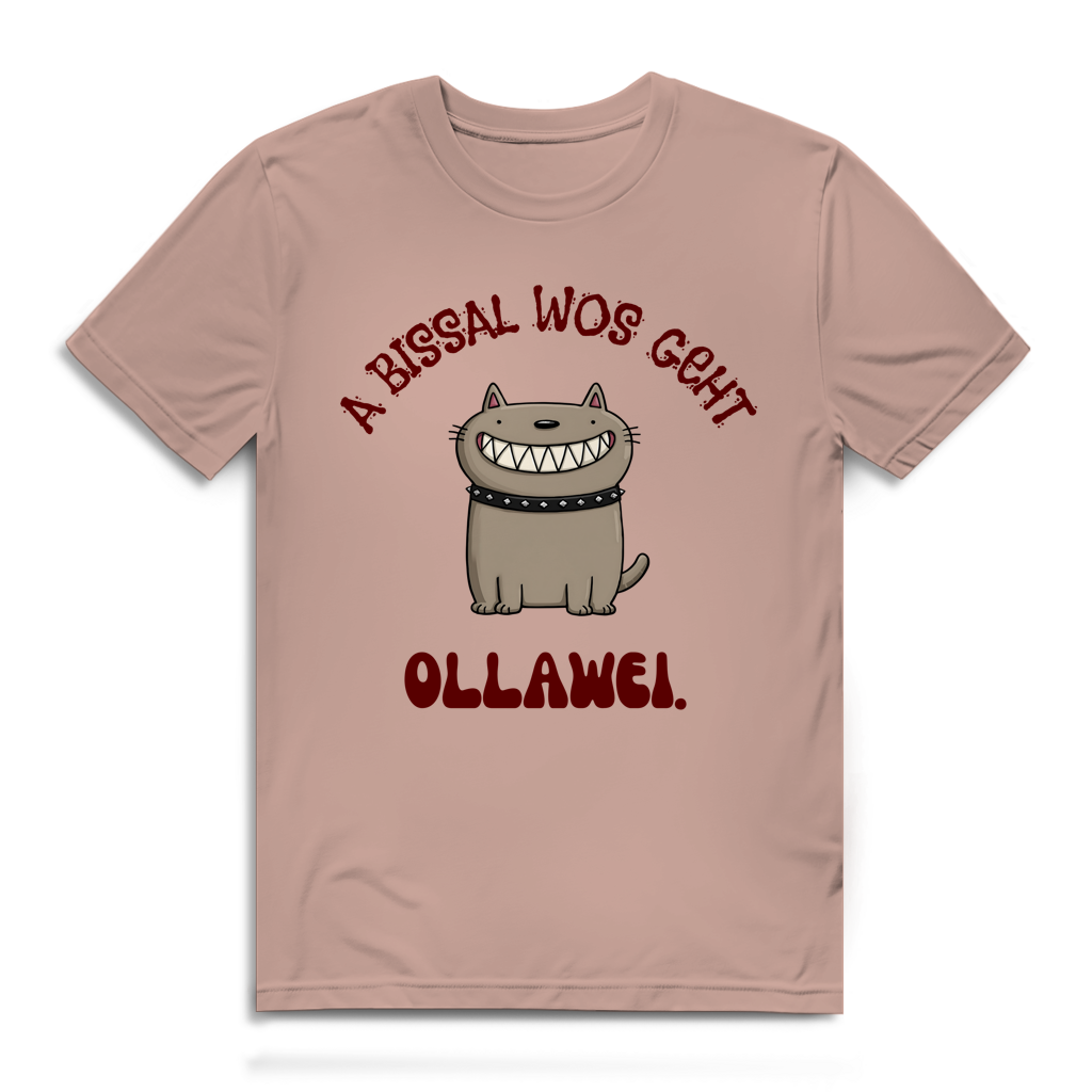 A bissal wos geht ollawei – Herren Bio T-Shirt