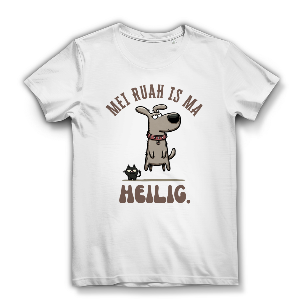 Mei Ruah is ma heilig – Damen Bio T-Shirt