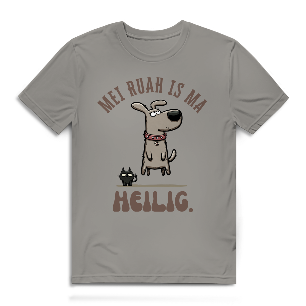 Mei Ruah is ma heilig – Herren Bio T-Shirt
