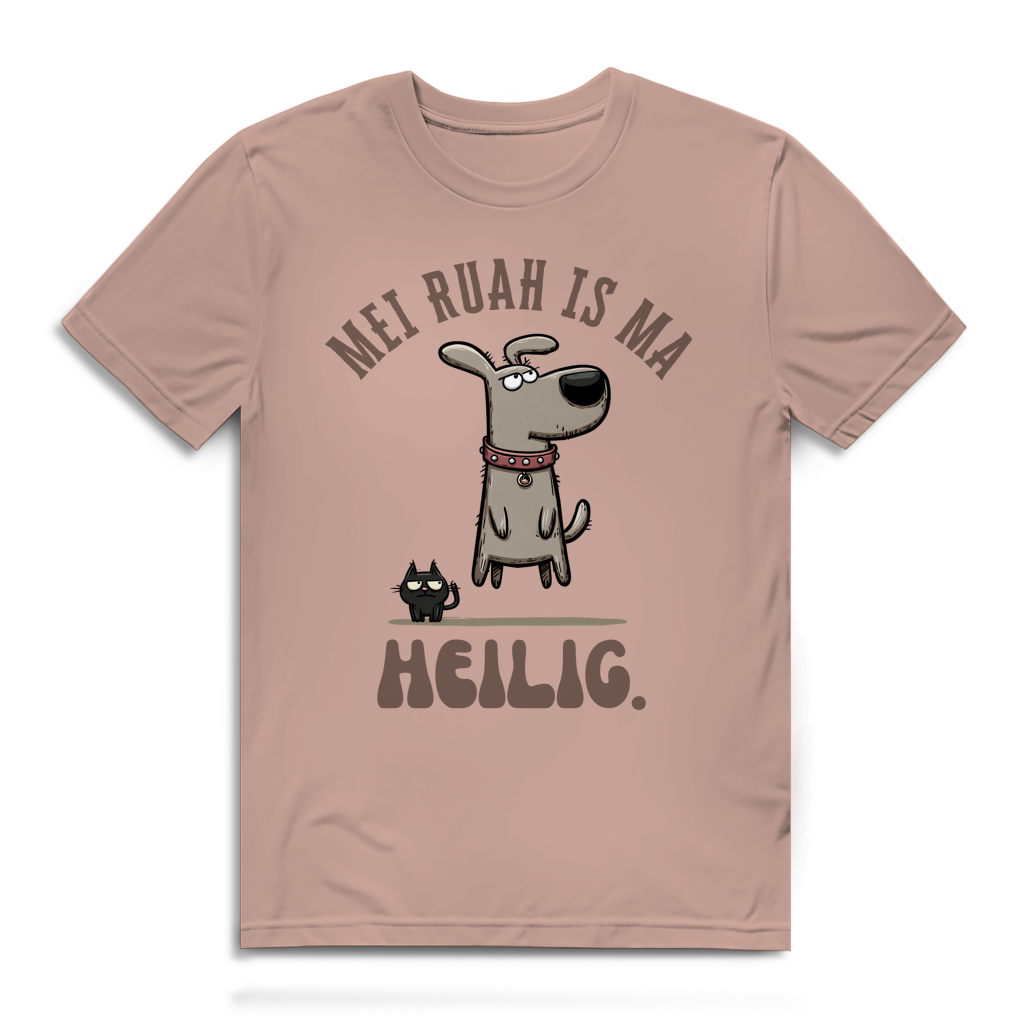 Mei Ruah is ma heilig – Herren Bio T-Shirt