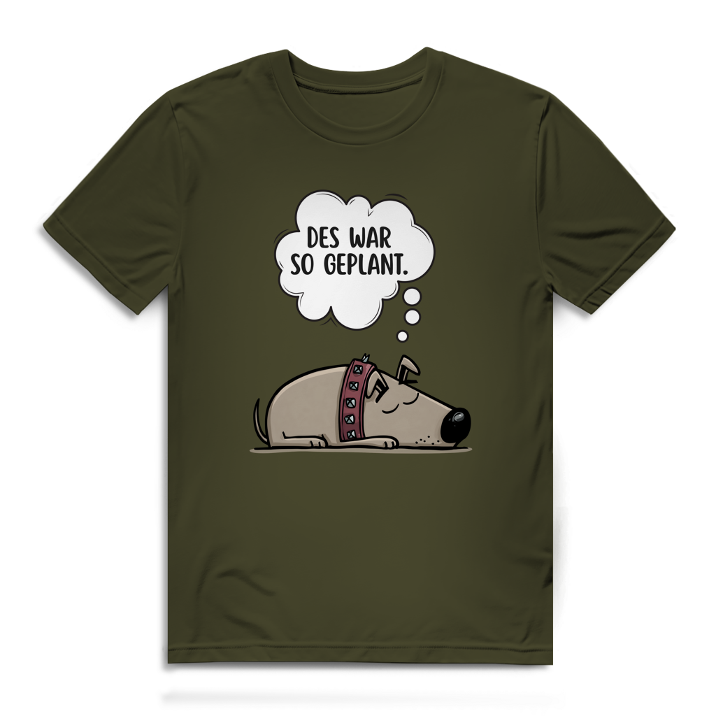 Des war so geplant – Herren Bio T-Shirt