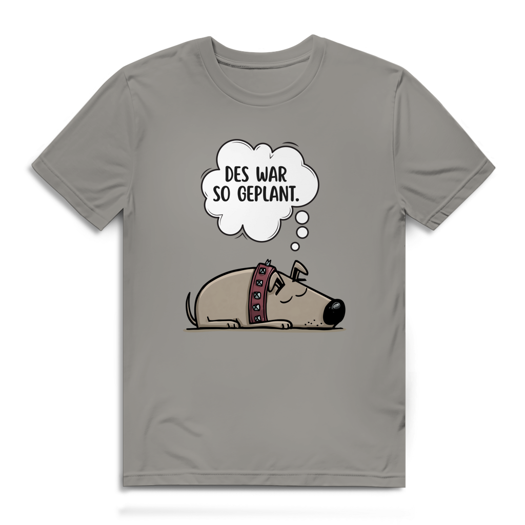 Des war so geplant – Herren Bio T-Shirt