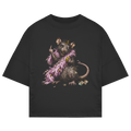 Ratte mit Boa – Unisex Oversize T-Shirt | Wuid & Wurscht