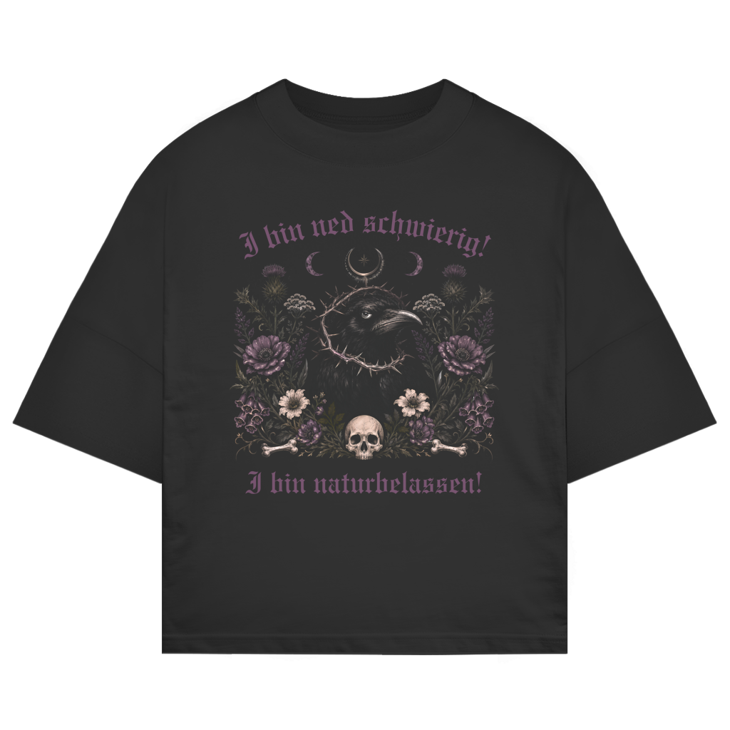 I bin ned schwierig – Unisex Oversize T-Shirt | Granteltiere