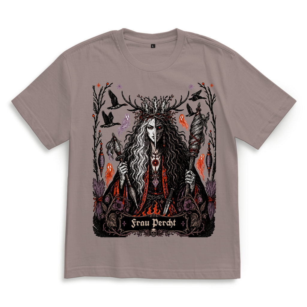 Frau Percht – Unisex Oversize T-Shirt | Dark Folk