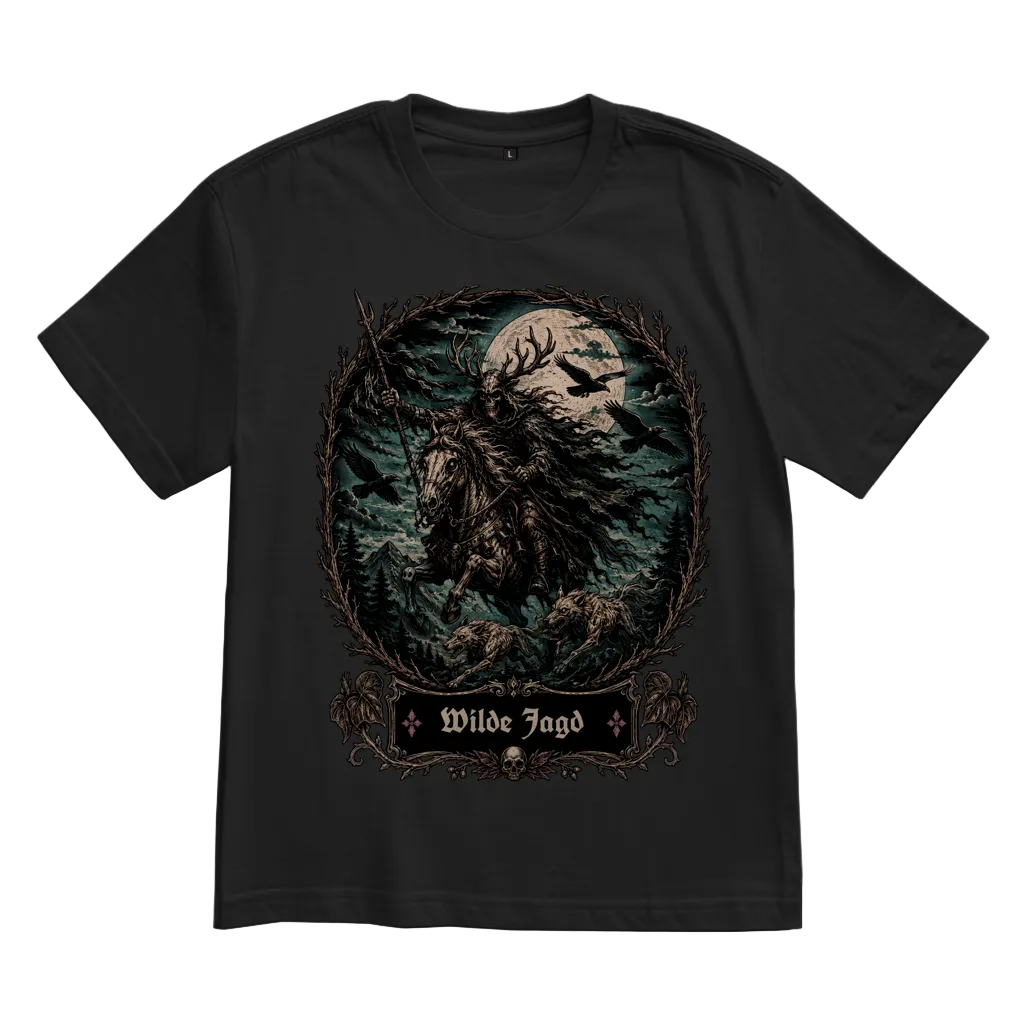 Wilde Jagd – Unisex Oversize T-Shirt | Dark Folk