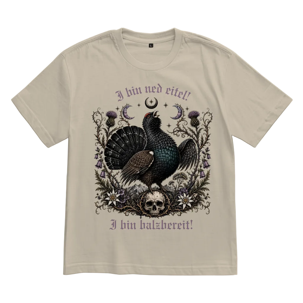 Auerhahn – Unisex Oversize T-Shirt | Wuid&Wurscht