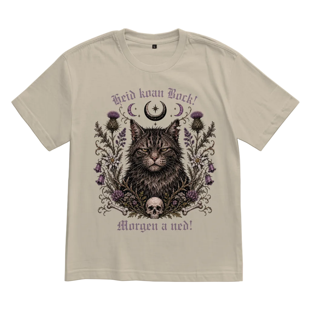 Kater – Unisex Oversize T-Shirt | Wuid&Wurscht
