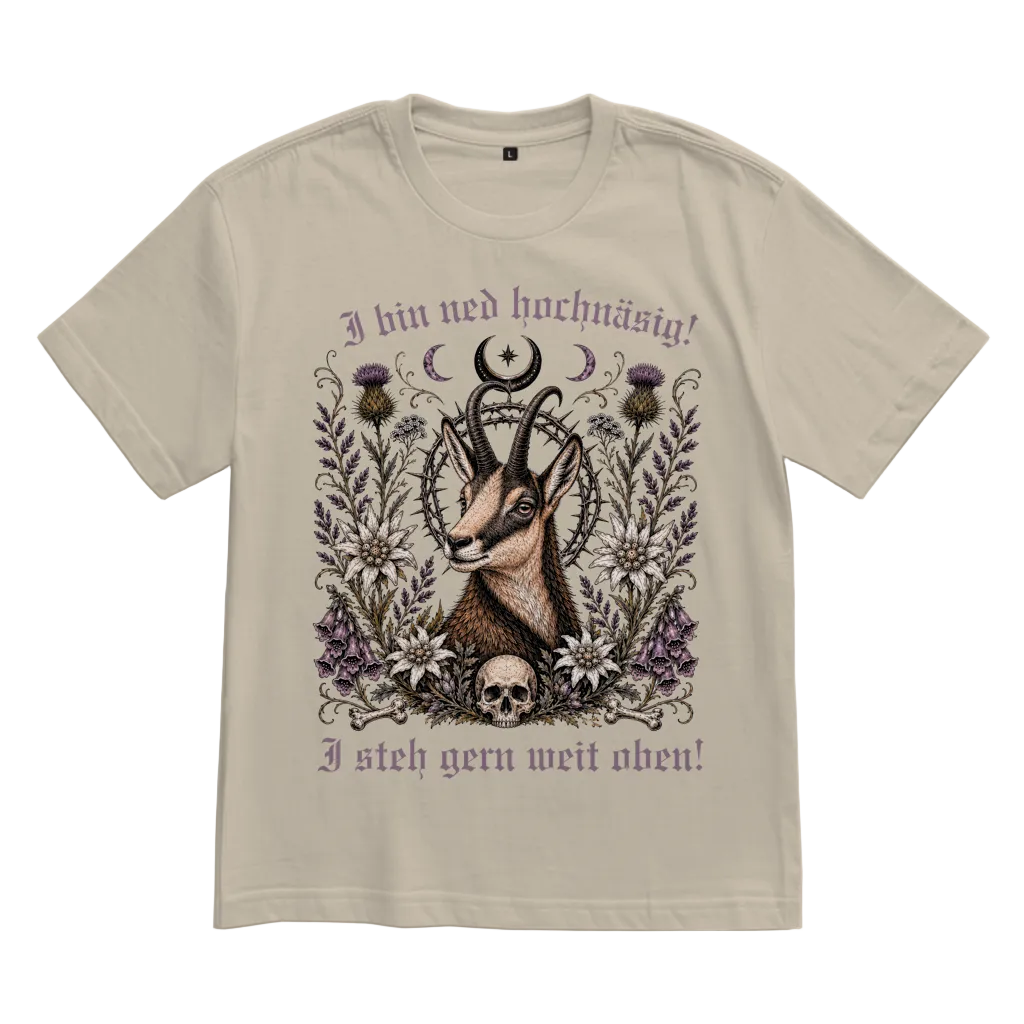 Gams – Unisex Oversize T-Shirt | Wuid&Wurscht