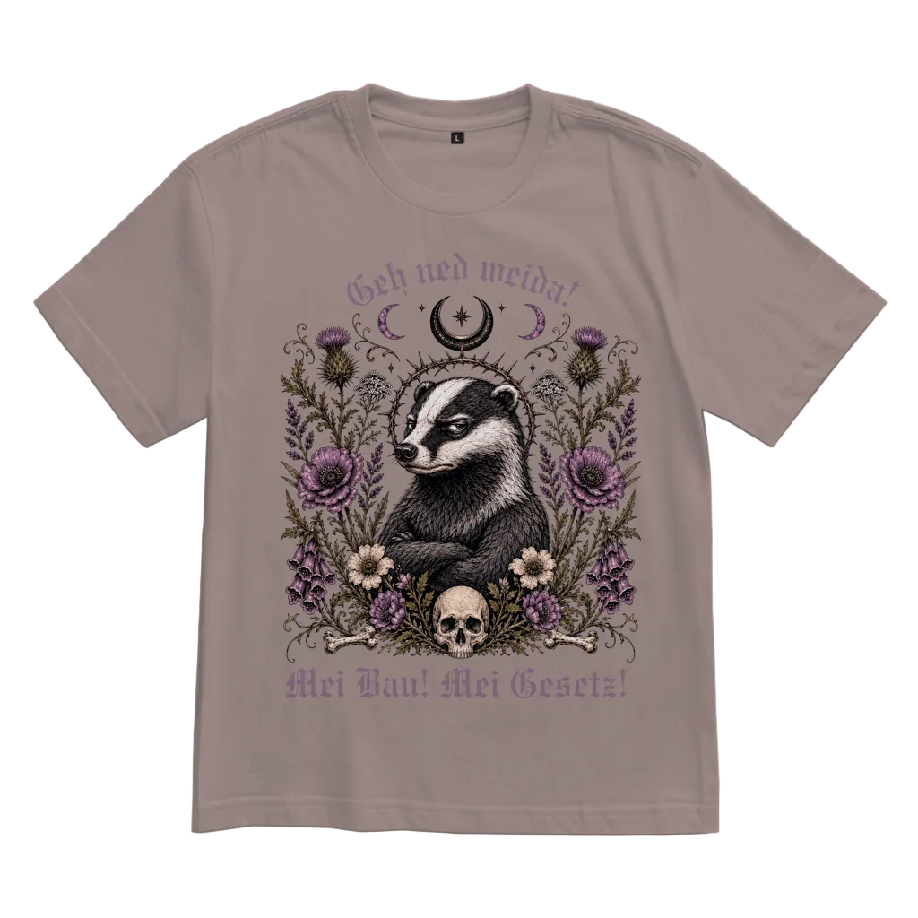 Dachs – Unisex Oversize T-Shirt | Wuid&Wurscht