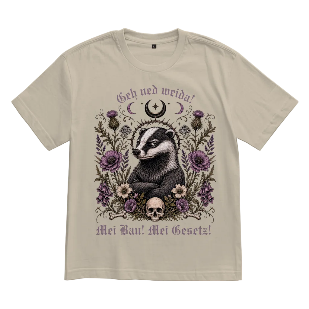 Dachs – Unisex Oversize T-Shirt | Wuid&Wurscht