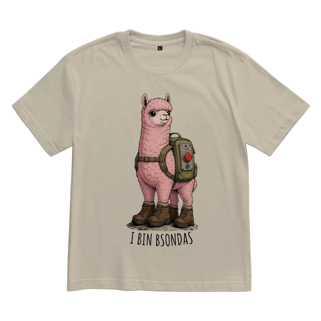 Lama – Unisex Oversize T-Shirt | Granteltiere