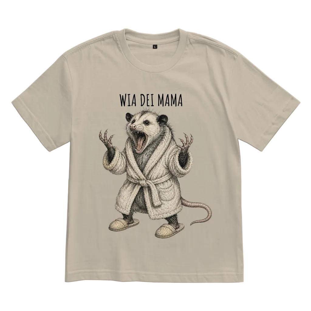 Opossum Mama – Unisex Oversize T-Shirt | Granteltiere