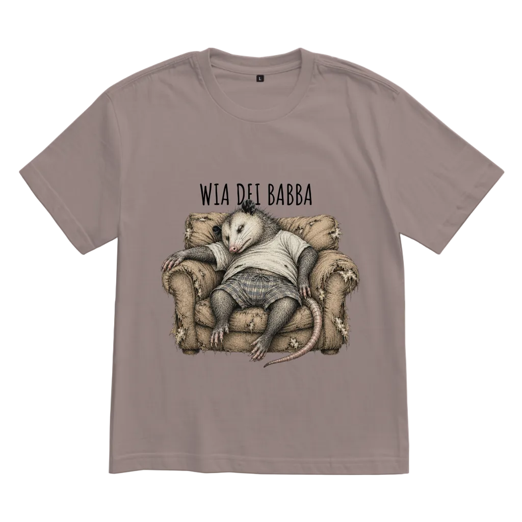 Opossum Babba – Unisex Oversize T-Shirt | Granteltiere