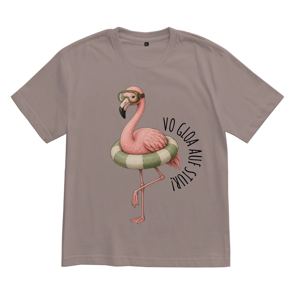 Flamingo – Unisex Oversize T-Shirt | Granteltiere