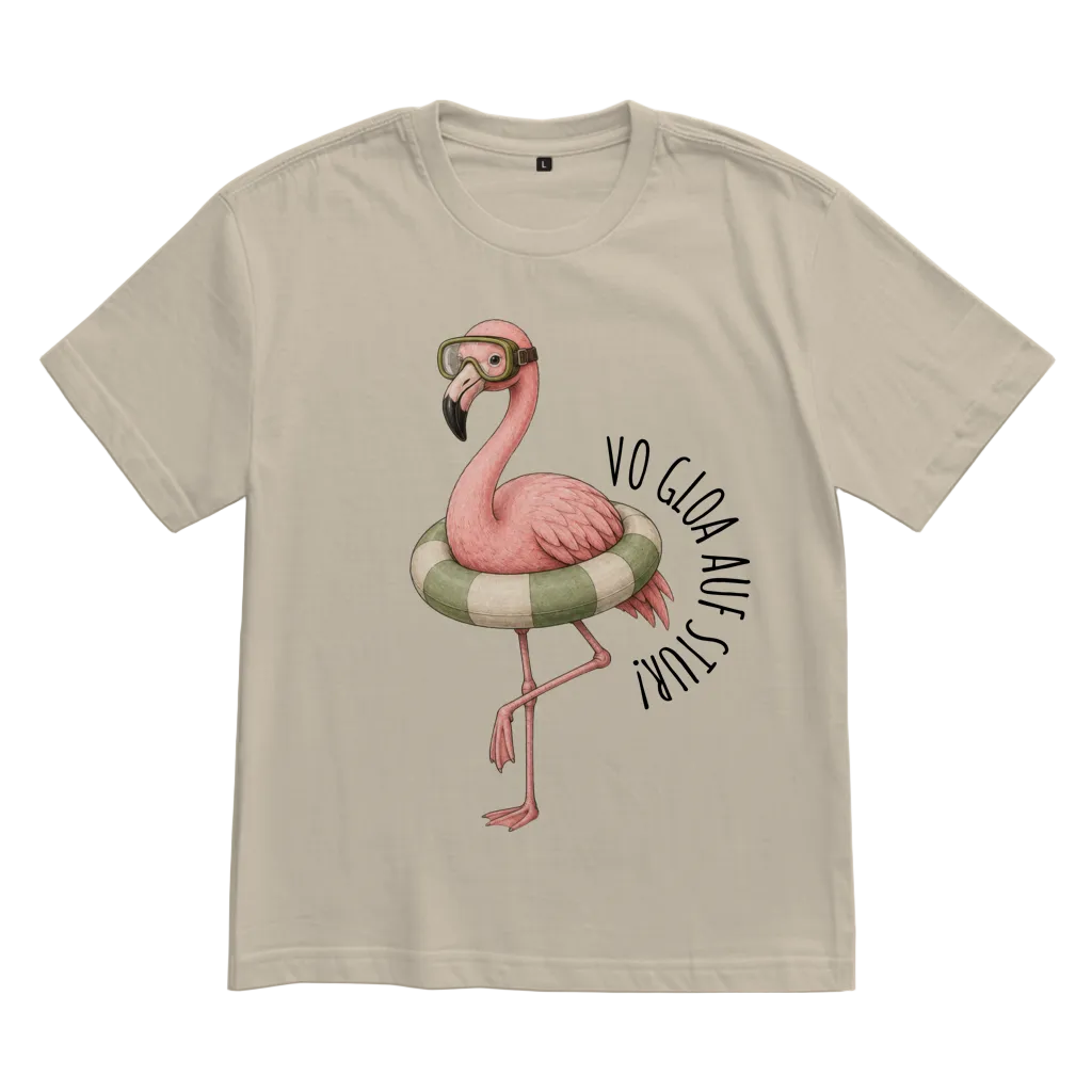 Flamingo – Unisex Oversize T-Shirt | Granteltiere