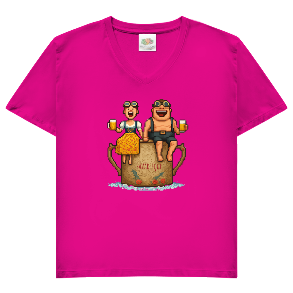 Bayern Gaudi – Damen V-Neck T-Shirt