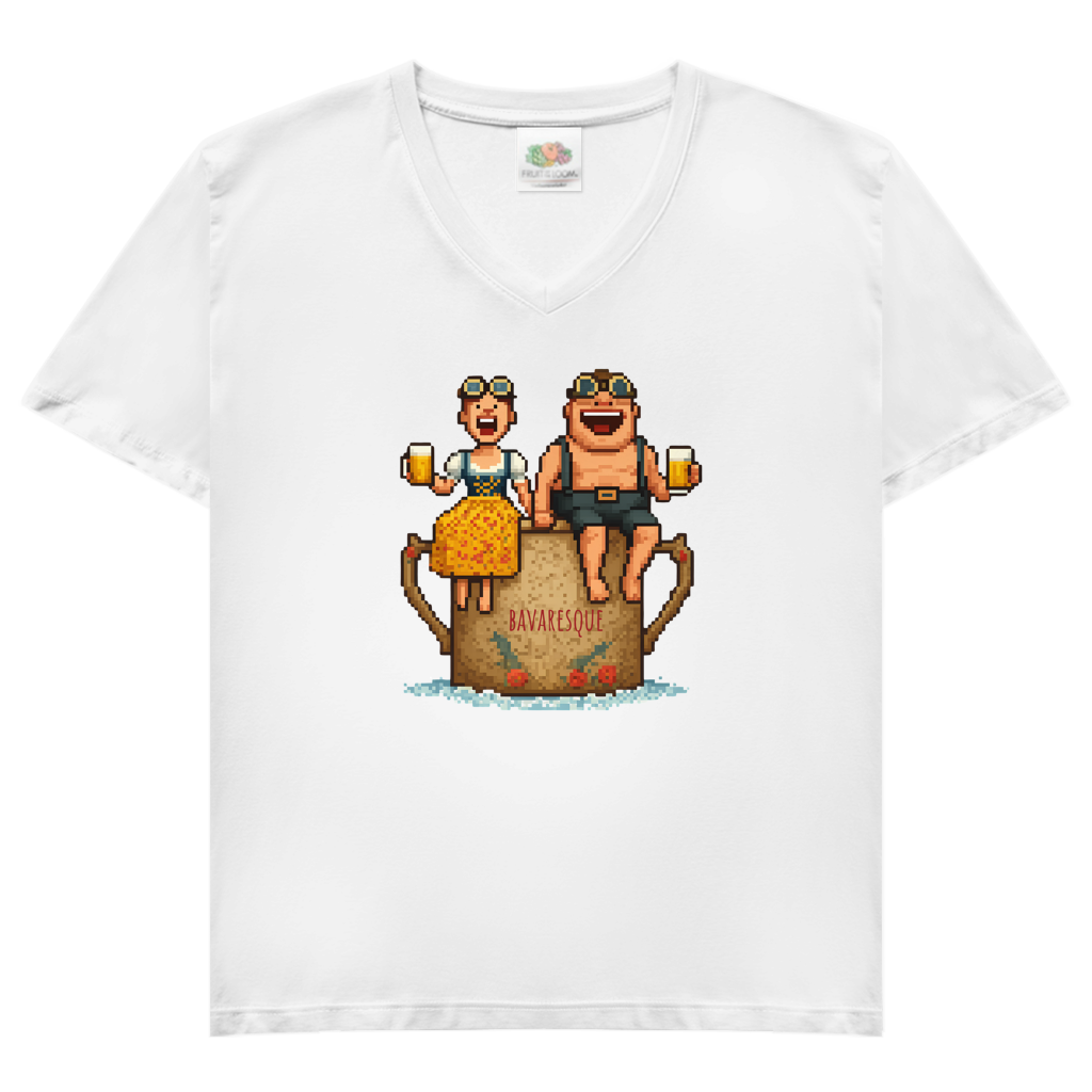 Bayern Gaudi – Damen V-Neck T-Shirt