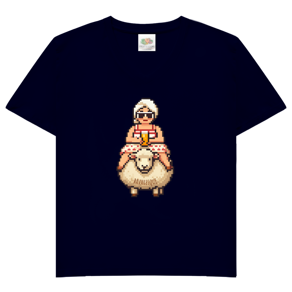 Bayerngirl – Damen V-Neck T-Shirt