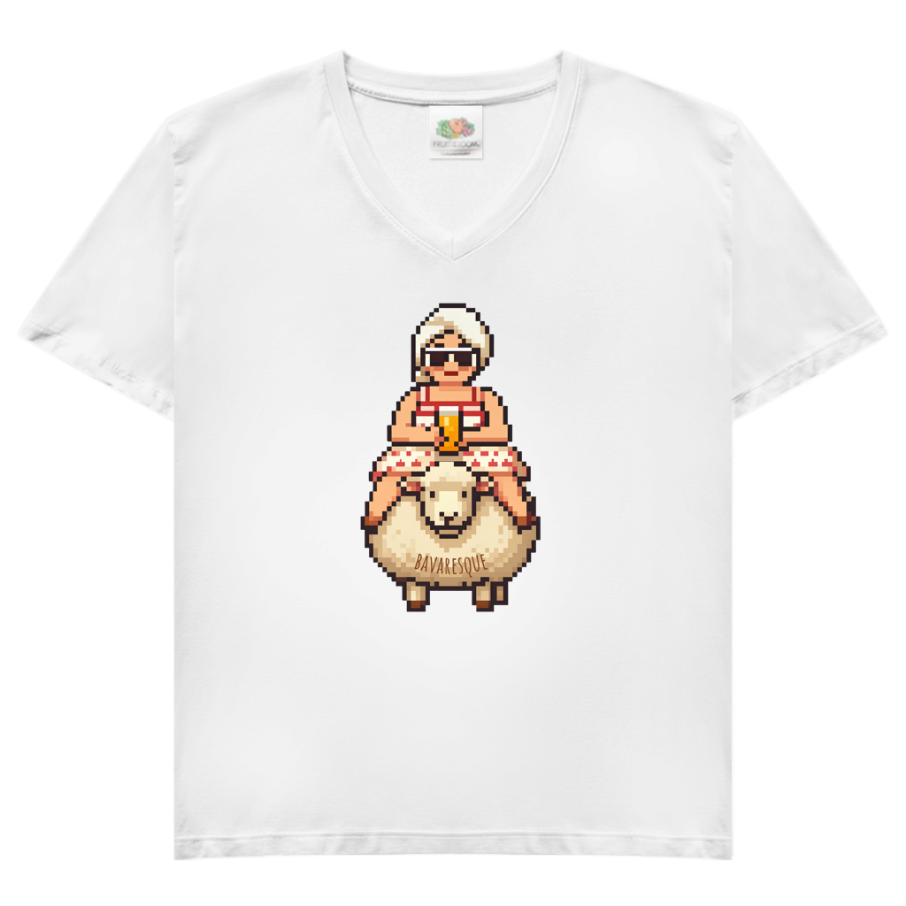 Bayerngirl – Damen V-Neck T-Shirt