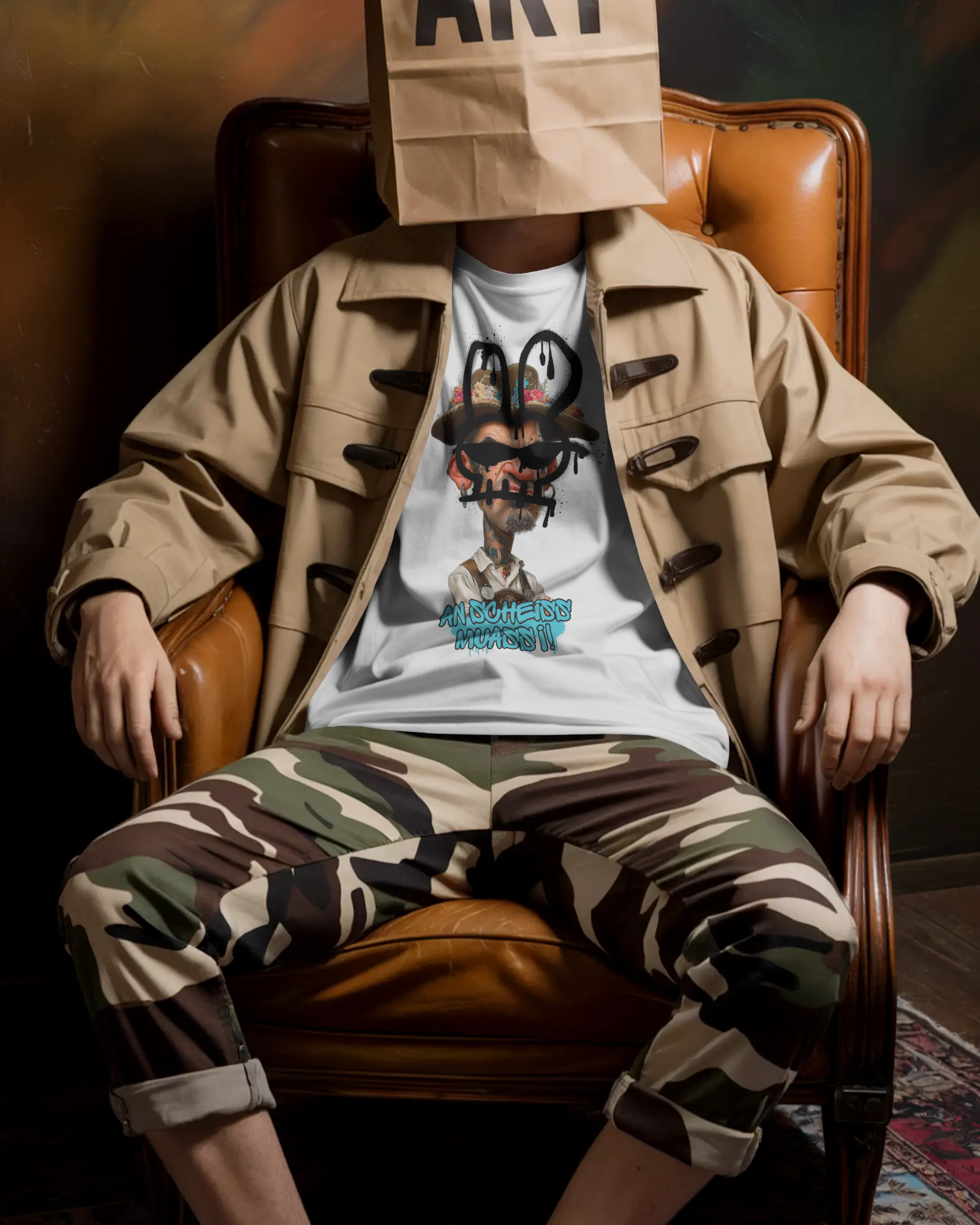 Niklas Steffen Gründer von BAVARESQUE bayrische Streetwear Bad Aibling.