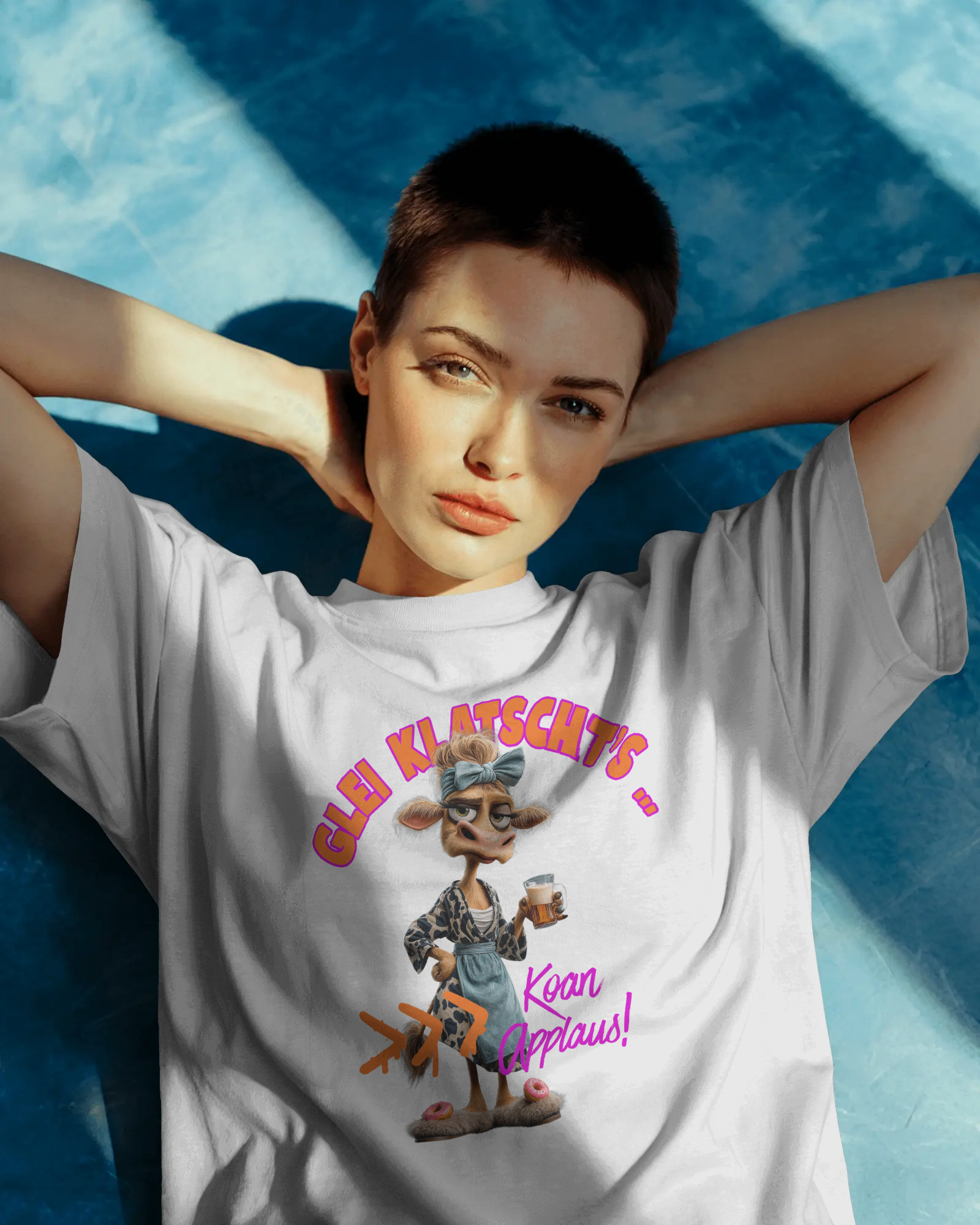 Glei klatscht’s – Damen Bio T-Shirt